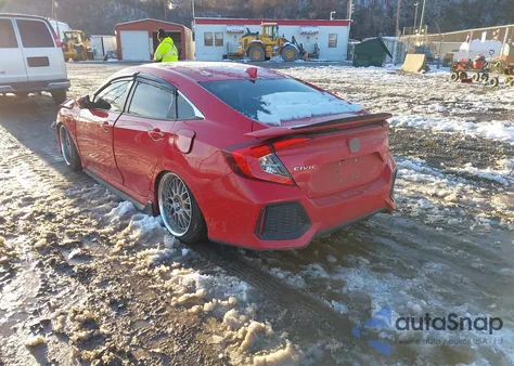 2018 Honda Civic Si из США, поврежденный, VIN 2HGFC1E55JH705967